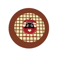 Heat Proof Mat Cartoon Absorbent Custom Coaster Office Water Cup Mat Tea Mat Ins Style Creative Insulation Pad Heat Proof Mat Dining Table Cushion sku image 2