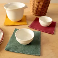 Teacup Mat Fabric Linen Heat Proof Mat Tea Art Coaster Plain Fabric Home Tea Ceremony Heat Proof Mat main image 4