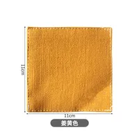 Teacup Mat Fabric Linen Heat Proof Mat Tea Art Coaster Plain Fabric Home Tea Ceremony Heat Proof Mat sku image 4