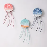 Mediterranean Style Wall Decorations Children's Room Creative Iron Wall Decoration Wall Pendant Octopus Jellyfish Three-Dimensional Wall Decoration main image 1