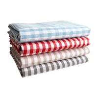 Fabric Napkin Factory In Stock Kitchen Napkin Wholesale Household Plaid Napkin Cotton Square Napkin Cloth Tea Towel main image 3