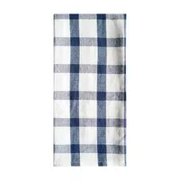 Simple Cotton Yarn-Dyed Kitchen Napkin Blue Series Household Napkin Tea Towel sku image 4