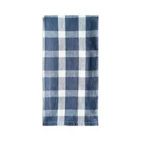 Simple Cotton Yarn-Dyed Kitchen Napkin Blue Series Household Napkin Tea Towel sku image 5