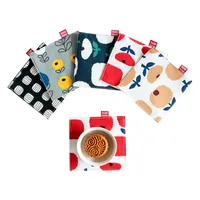 Cup Mat New Fabric Coaster Double-Layer Mug Mat Teacup Mat Heat Insulation Coaster main image 5