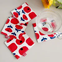 Cup Mat New Fabric Coaster Double-Layer Mug Mat Teacup Mat Heat Insulation Coaster sku image 2