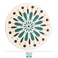 Printing Heat Proof Mat In Stock Sale New Printing Cotton String Heat Proof Mat Placemat Plate Mat Coaster sku image 9