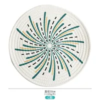 Printing Heat Proof Mat In Stock Sale New Printing Cotton String Heat Proof Mat Placemat Plate Mat Coaster sku image 11