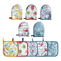 Microwave Oven Gloves Household Kitchen Heat Insulation Gloves Heat Proof Mat Baking Oven Gloves main image 4