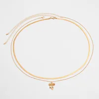 Ornament Inlaid Colorful Crystals Cross Bow Pendant Waist Chain Fashion Sexy Hot Girl Female Body Chains sku image 3
