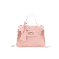 Women's Small Pu Leather Cartoon Cute Square Lock Clasp Crossbody Bag main image 3