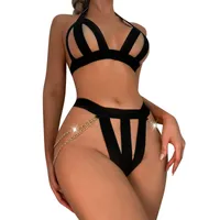 Sexy Hollow Out Mid Waist Sexy Lingerie main image 4