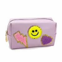 Streetwear Letter Smiley Face Pu sku image 9