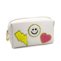 Streetwear Letter Smiley Face Pu sku image 8
