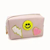 Streetwear Letter Smiley Face Pu sku image 10