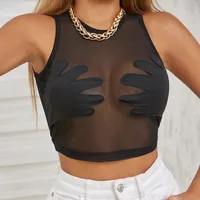 Women's Vest Tank Tops Streetwear Solid Color main image 2
