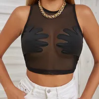 Women's Vest Tank Tops Streetwear Solid Color main image 3