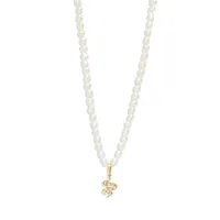 Simple Style Devil's Eye Sterling Silver Beaded Inlay Zircon Pendant Necklace sku image 3