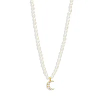 Simple Style Devil's Eye Sterling Silver Beaded Inlay Zircon Pendant Necklace sku image 5