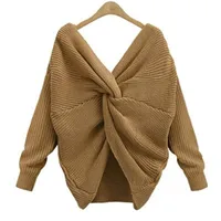 Women's Long Sleeve Sweaters & Cardigans Casual Elegant Solid Color main image 1