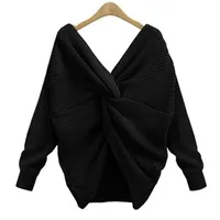 Women's Long Sleeve Sweaters & Cardigans Casual Elegant Solid Color main image 4