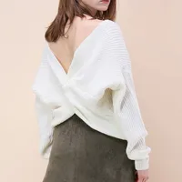Women's Long Sleeve Sweaters & Cardigans Casual Elegant Solid Color main image 8