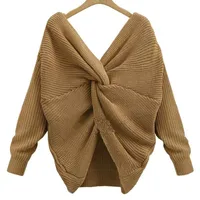 Women's Long Sleeve Sweaters & Cardigans Casual Elegant Solid Color sku image 1