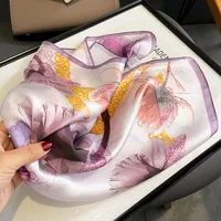 Women's Elegant Flower  Silk Silk Scarves main image 2