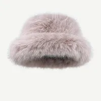 Women's Sweet Solid Color Big Eaves Bucket Hat sku image 6