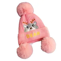 Children Unisex Cute Animal Wool Cap main image 5