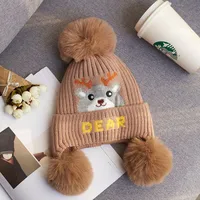 Children Unisex Cute Animal Wool Cap sku image 4