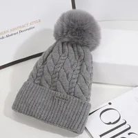 Women's Cartoon Style Cute Simple Style Solid Color Eaveless Wool Cap sku image 3