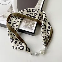 Women's Vacation Color Block Satin Silk Scarf sku image 8
