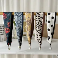 Women's Vacation Color Block Satin Silk Scarf main image 1