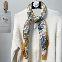 Women's Elegant Simple Style Color Block Polyester Scarf main image 5