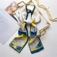 Women's Sweet Pastoral Round Letter Flower Polyester Printing Silk Scarf sku image 20