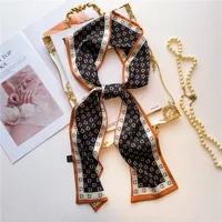 Women's Sweet Pastoral Round Letter Flower Polyester Printing Silk Scarf sku image 9