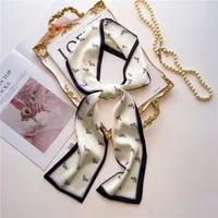 Women's Sweet Pastoral Round Letter Flower Polyester Printing Silk Scarf sku image 25