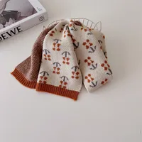 Children Unisex Vintage Style Ethnic Style Color Block Lattice Patchwork 1 Piece sku image 5