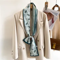 Women's Sweet Pastoral Round Letter Flower Polyester Printing Silk Scarf sku image 31