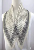 Women's Elegant Plaid Polka Dots Solid Color Satin Silk Scarf sku image 15