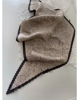 Women's Elegant Plaid Polka Dots Solid Color Satin Silk Scarf sku image 13