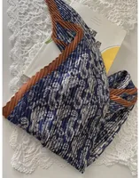 Women's Elegant Plaid Polka Dots Solid Color Satin Silk Scarf sku image 14