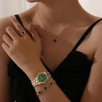 Casual Color Block Buckle Quartz Women's Watches main image 5