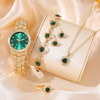 Casual Color Block Buckle Quartz Women's Watches main image 8