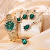 Casual Color Block Buckle Quartz Women's Watches sku image 1