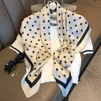Women's Classic Style Commute Color Block Polyester Printing Scarf main image 3