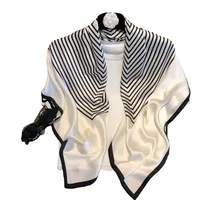 Women's Classic Style Commute Color Block Polyester Printing Scarf main image 5