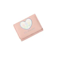 Women's Heart Shape Flower Pu Leather Buckle Wallets main image 5