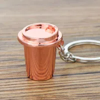 Creative Simulation Coffee Key Chain Custom Mocha Pot Key Chain Pot Spoon Cup Key Chain Bag Pendant Gift sku image 33