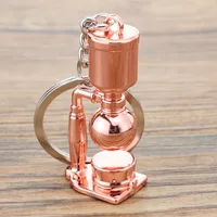Creative Simulation Coffee Key Chain Custom Mocha Pot Key Chain Pot Spoon Cup Key Chain Bag Pendant Gift sku image 16